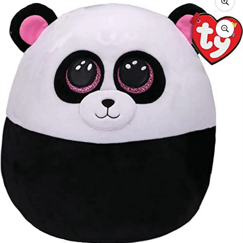 TY Squish-A-Boos Plush - BAMBOO the Panda Bear